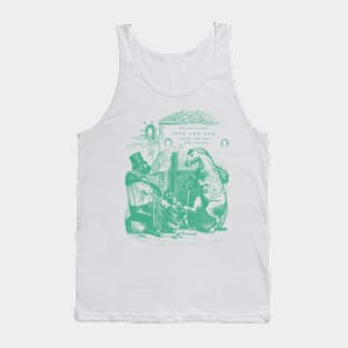 Chimpanzee Shoemaker In Mint Tank Top